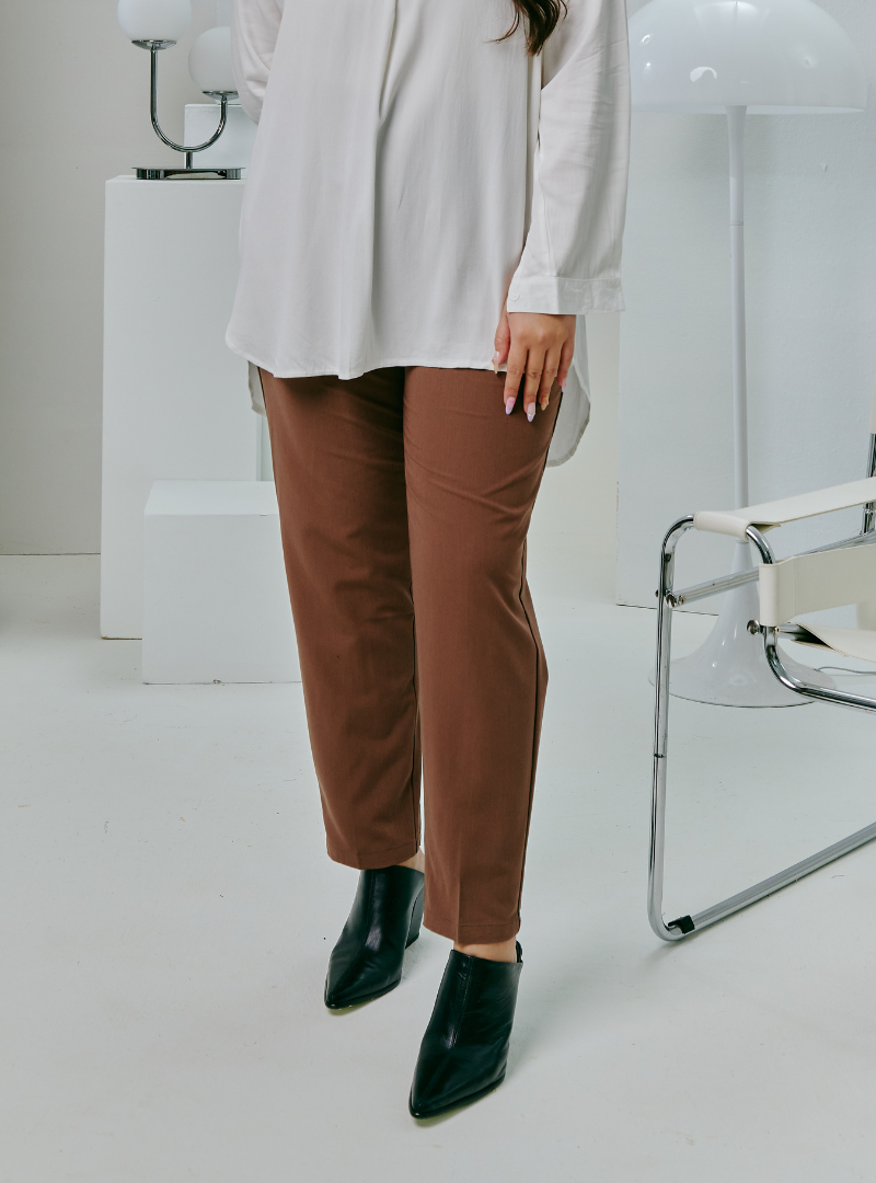 Audrey Skinny Slacks - Earth Tones