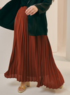 Basic Pleated Skirt - Earth Tones Series