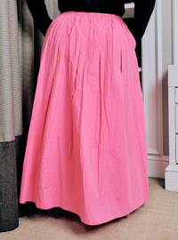 Sadie Poplin Skirt - Pink Doll