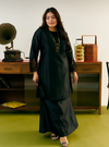 Tun Khaleeda Kurung - Black