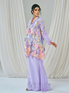 Tun Embun 3D Embroidered Kebaya Kurung - Lilac