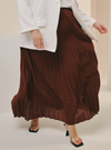 Basic Pleated Skirt - Earth Tones Series