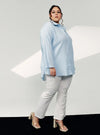 A woman wearing White Ms Nadia Bootcut Trouser