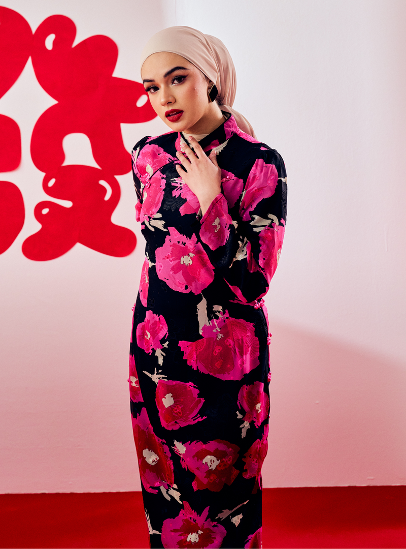 Ho Tai Maxi Cheongsam Dress