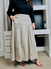 Sadie Poplin Skirt - Sand Grey